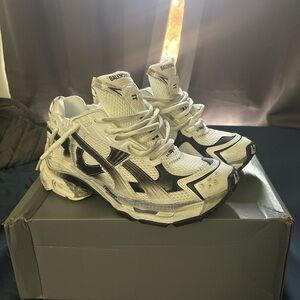 Balenciaga Black and White Sneakers